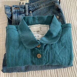 Not perfect linen top size medium